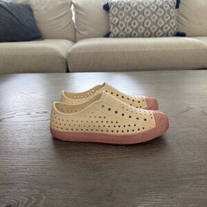 Girls Blue Jefferson Regatta bone white/balos pink shoes size 4 big kid